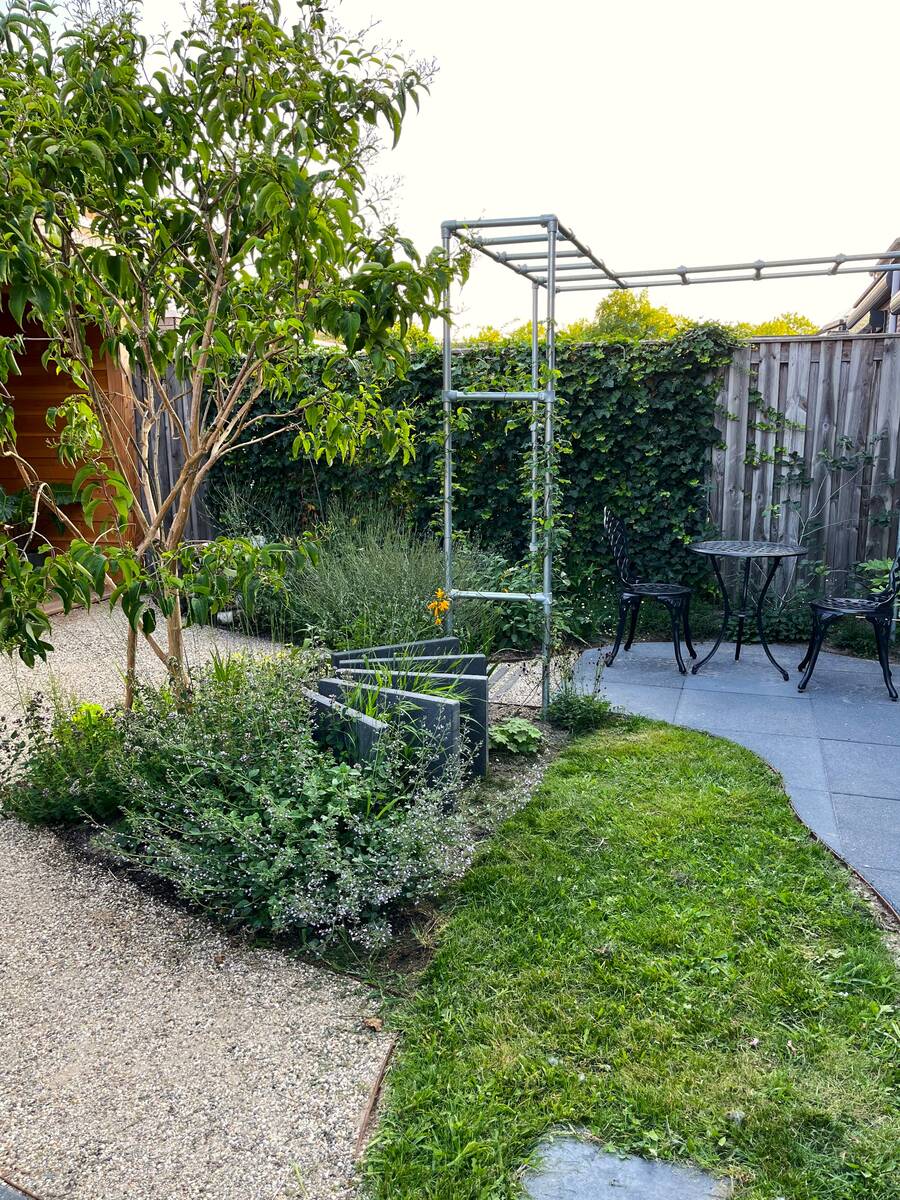 gazon met wilde bloemenmengsel