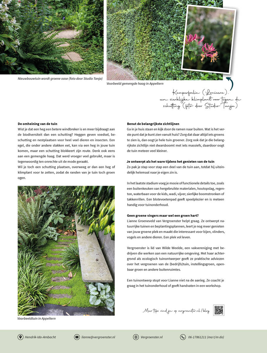 Voorbeeld nieuwbouwtuin aanpakken